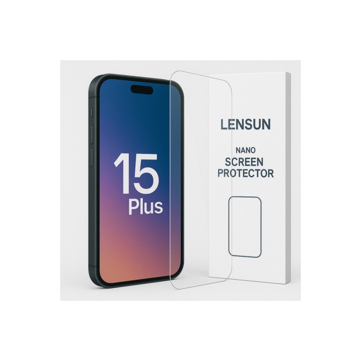 Apple iPhone 15 Plus Uyumlu Lensun Nano Ekran Kaplama