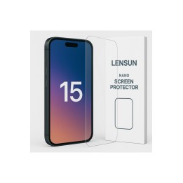 Apple Uyumlu iPhone 15 Lensun Nano Ekran Kaplama