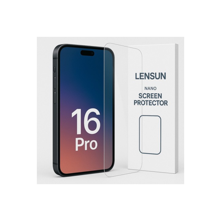 Apple Uyumlu iPhone 16 Pro Lensun Nano Ekran Kaplama