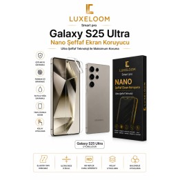 Nano Şeffaf Ekran Koruyucu - Samsung Galaxy S25 Ultra