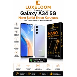 Samsung Galaxy A34 5G Smart Pro Nano Şeffaf Ekran Koruyucu (0.15mm Ult