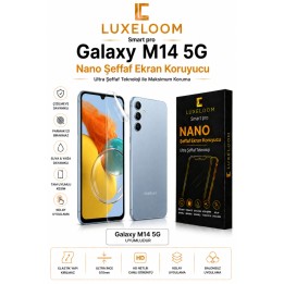 Samsung Galaxy M14 5G Nano Şeffaf Ekran Koruyucu Film