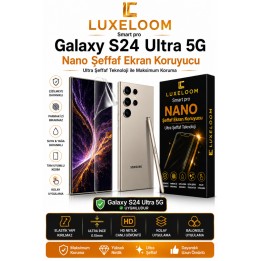 Samsung Galaxy S24 Ultra 5G Smart Pro Nano Şeffaf Ekran Koruyucu (0.15