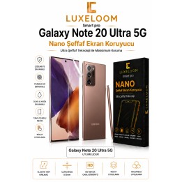 Samsung Galaxy Note 20 Ultra 5G Smart Pro Nano Şeffaf Ekran Koruyucu