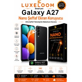 Smart Pro Samsung Galaxy A27 Ultra Şeffaf Nano Ekran Koruyucu
