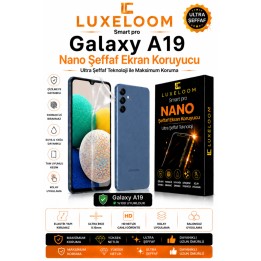 Smart Pro Samsung Galaxy A19 Nano Şeffaf Ekran Koruyucu