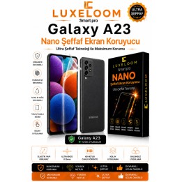 Galaxy A23 Nano Şeffaf Ekran Koruyucu