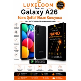 Smart Pro Samsung Galaxy A26 Nano Şeffaf Ekran Koruyucu