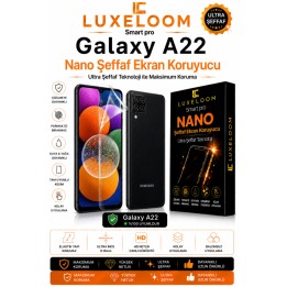 Smart pro Galaxy A22 Nano Şeffaf Ekran Koruyucu