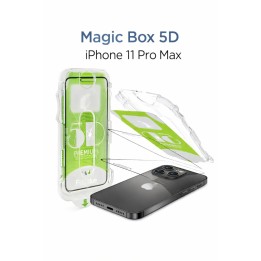 iPhone 11 Pro 5D Şeffaf Ekran Koruyucu Cam – Full Kaplama