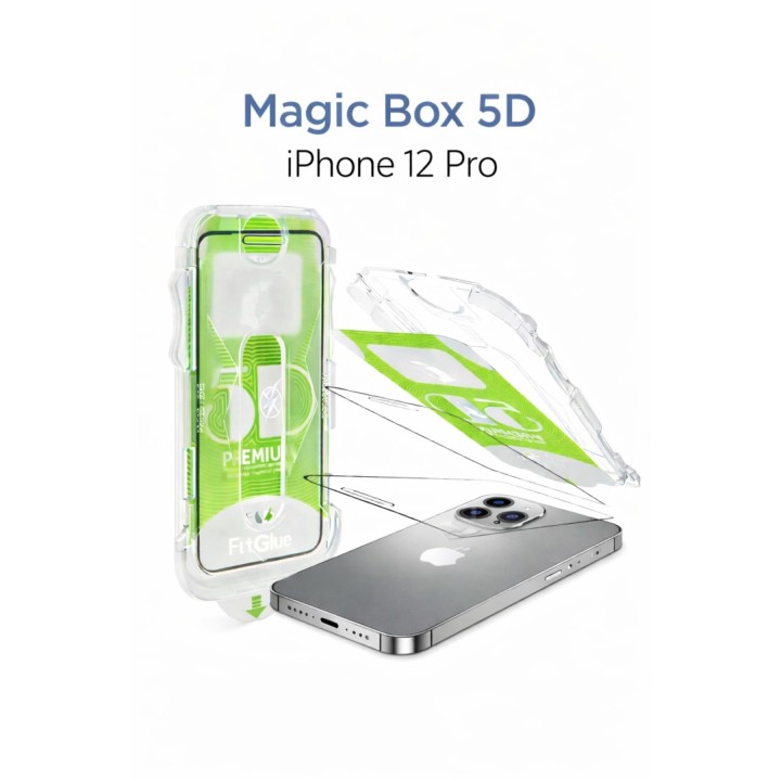 iPhone 12 Pro Epro 5D Şeffaf Ekran Koruyucu Cam – Full Kaplama