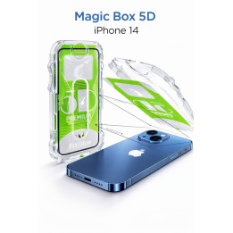 iPhone 14 Epro 5D Şeffaf Ekran Koruyucu Cam – Full Kaplama