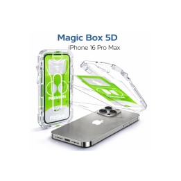 iPhone 16 Pro Max Epro 5D Şeffaf Ekran Koruyucu Cam – Full Kaplama