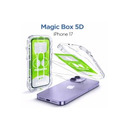 iPhone 17 Epro 5D Şeffaf Ekran Koruyucu Cam – Full Kaplama