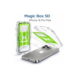 iPhone 16 Pro Max Epro 5D Şeffaf Ekran Koruyucu Cam – Full Kaplama