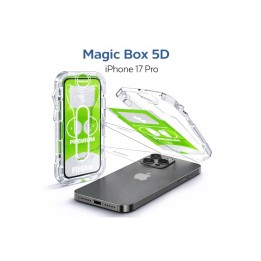 iPhone 17 Pro Epro 5D Şeffaf Ekran Koruyucu Cam – Full Kaplama