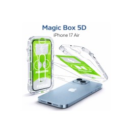 iPhone Air-Epro 5D Şeffaf Tam Yapışkan Ekran Koruyucu Cam