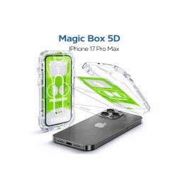 iPhone 17 Pro Max Epro 5D Şeffaf Ekran Koruyucu Cam – Full Kaplama