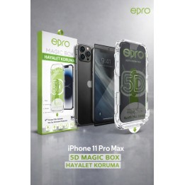 iPhone 11 Pro Max Epro Magic Box Hayalet 5D Ekran Koruyucu