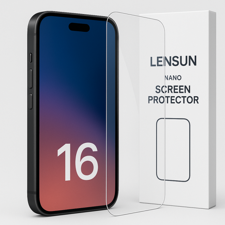Lensun Nano Apple Uyumlu iPhone 16 Pro Ekran Koruyucu