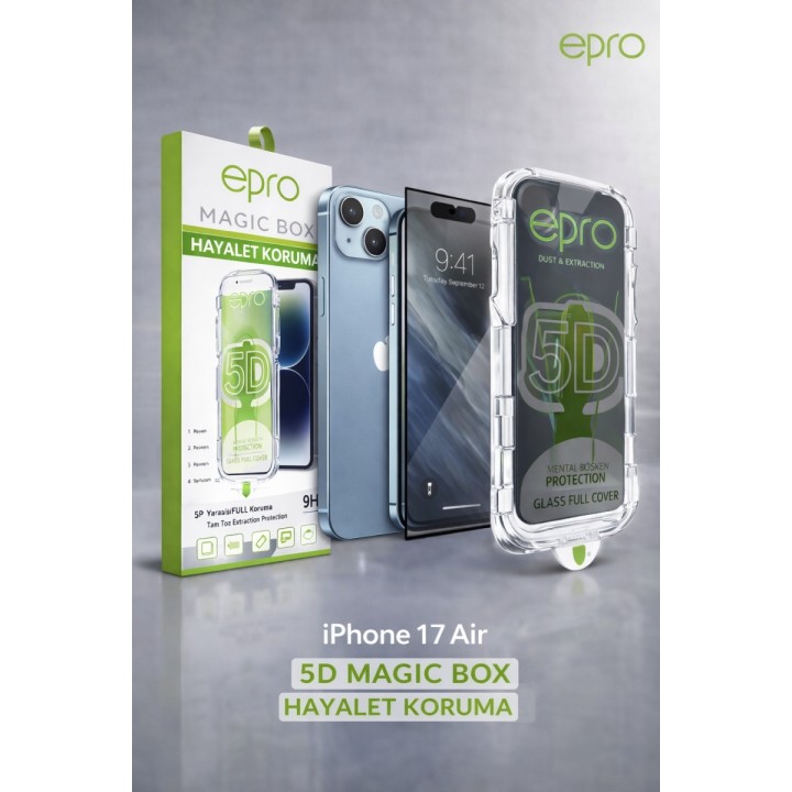 Epro 5D Magic Box Hayalet Ekran Koruyucu - iPhone 17 Air