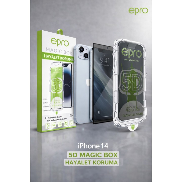 epro iPhone 14 5D Magic Box Hayalet Ekran ve Kasa Koruma Seti