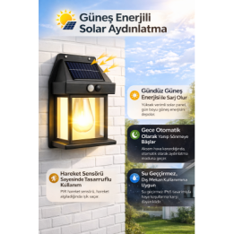 Güneş Enerjili Solar Aydınlatma | Enerji Tasarrufu