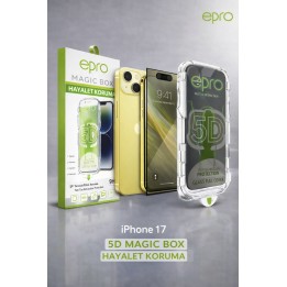 İphone 17 Uyumlu Epro 5d Magic Box Hayalet Koruma Ekran Koruyucu | Kal