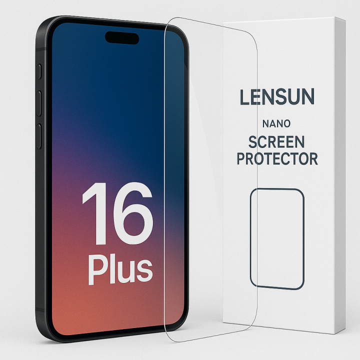 Apple Uyumlu iPhone 16 Plus Lensun Nano Ekran Kaplama