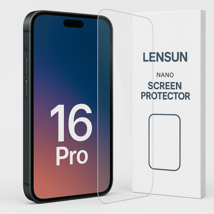 Apple Uyumlu iPhone 16 Pro Lensun Nano Ekran Kaplama