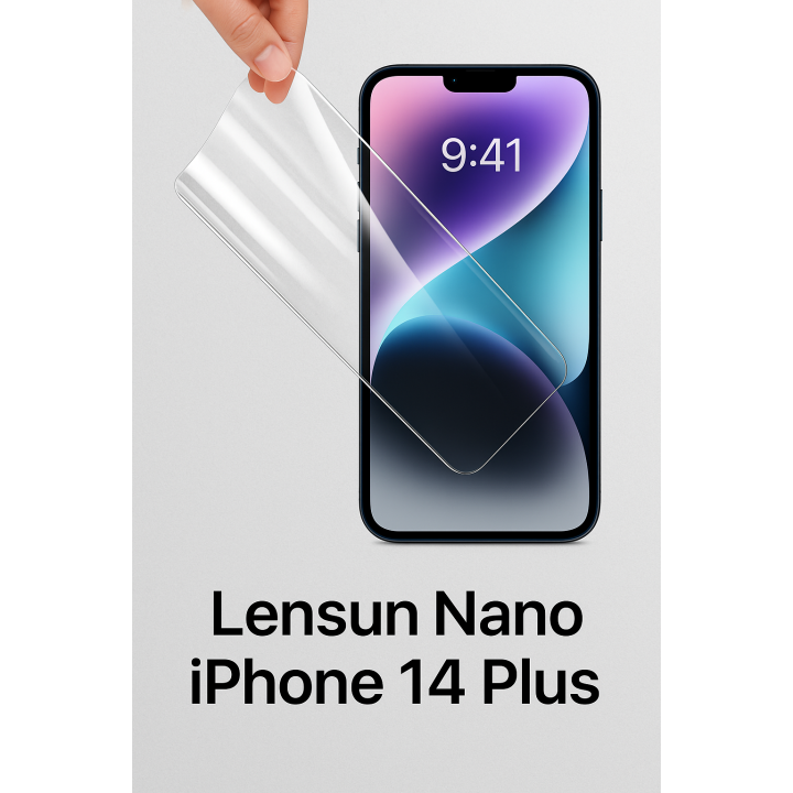 Apple Uyumlu iPhone 14 Plus Lensun Nano Ekran Kaplama