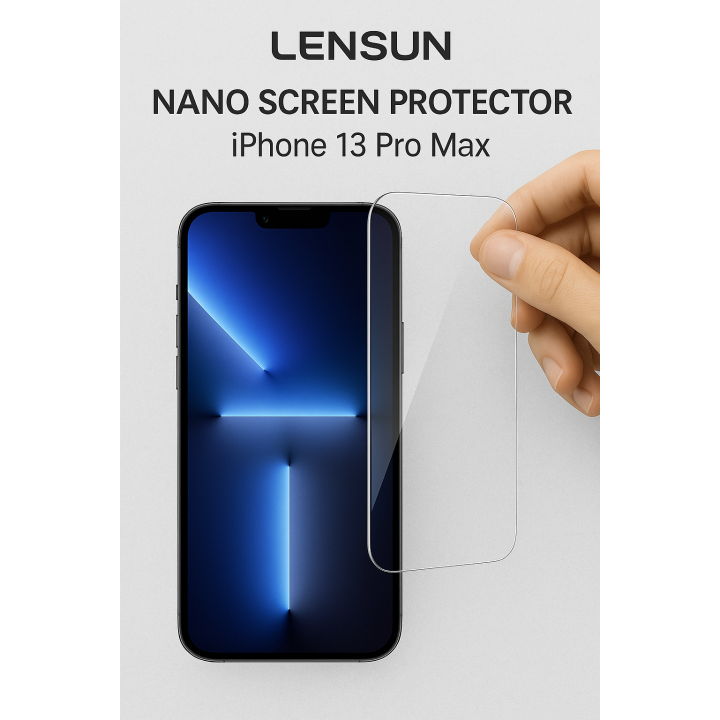 Apple Uyumlu iPhone 13 Pro Max Lensun Nano Ekran Kaplama
