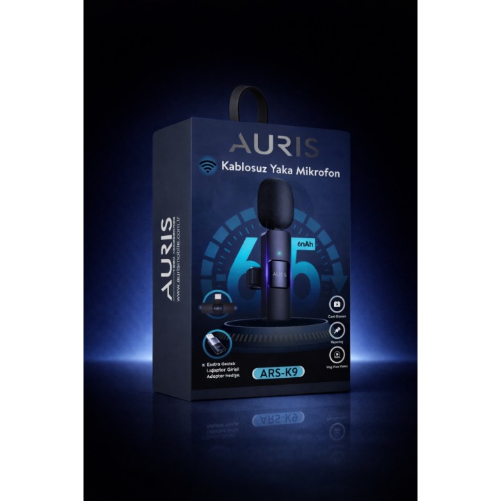 Auris ARS-K9 Kablosuz Yaka Mikrofonu