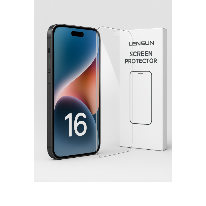 Lensun Nanı Apple Uyumlu iPhone 16 Ekaran Koruyucu