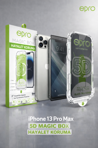 epro 5D Magic Box Hayalet Koruma Ekran Koruyucu iPhone 13 Pro Max