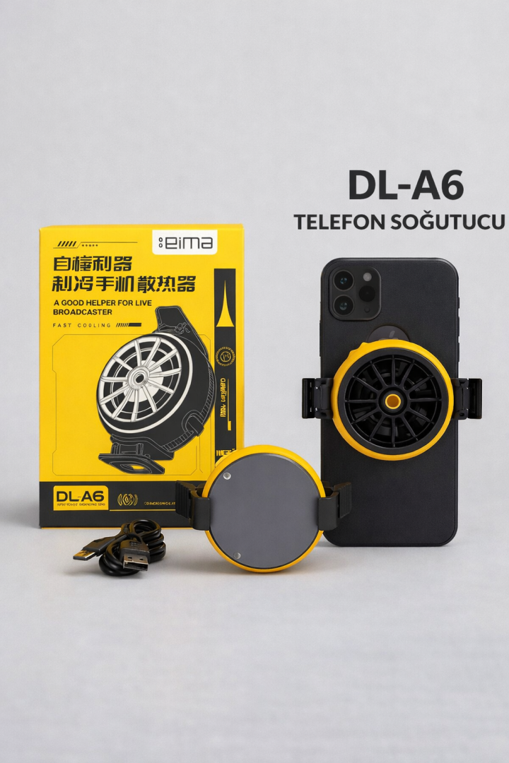 DLA6 Telefon Soğutucu - Oyun ve Yoğun Kullanım İçin