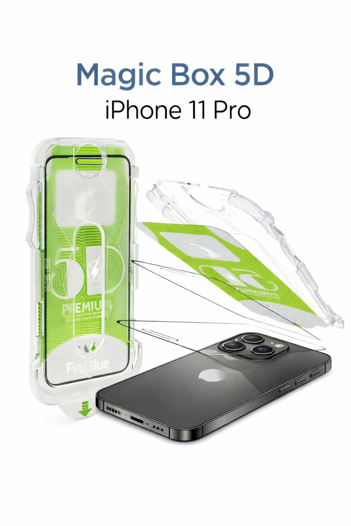 Magic Box iPhone 11 Pro Ekran Koruyucu ve Kılıf Seti