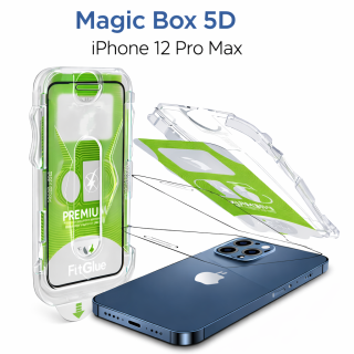 iPhone 12 Pro Max Epro 5D Tam Kaplama Ekran Koruyucu Cam