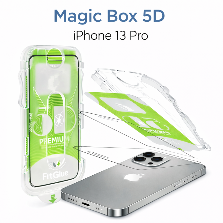 iPhone 13 Pro Epro 5D Tam Kaplama Ekran Koruyucu Cam