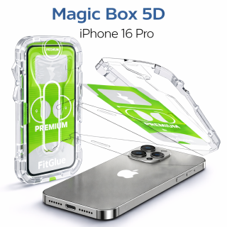 iPhone 16 Pro Epro 5D Şeffaf Ekran Koruyucu Cam – Full Kaplama