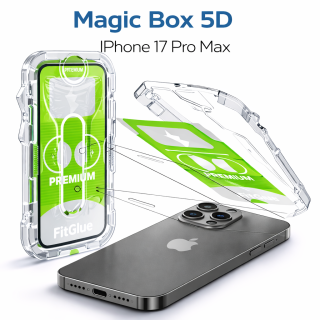 iPhone 17 Pro Max Epro 5D Full Kaplama Şeffaf Ekran Koruyucu Cam