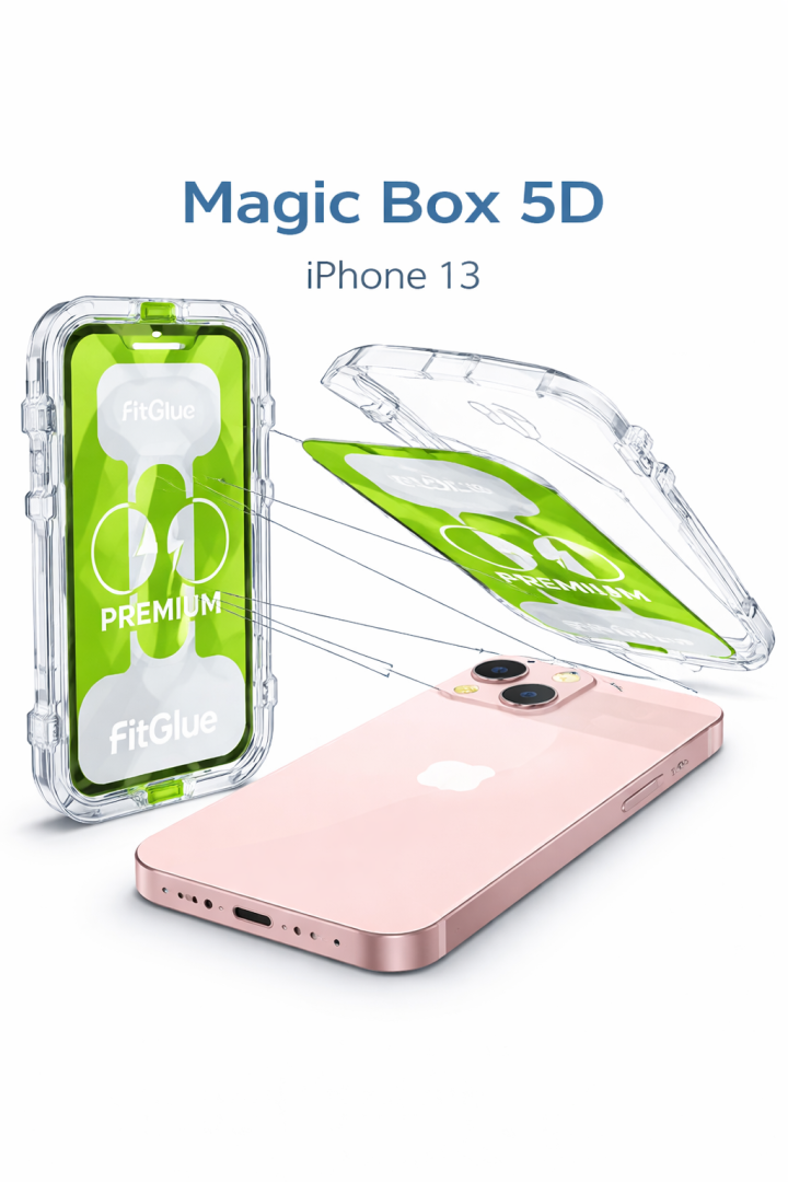 Magic Box 5D iPhone 13 Ekran Koruyucu | Tam Koruma