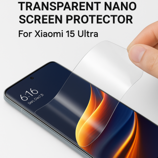 Lensun Şeffaf Nano Ekran Koruma Xiaomi 15 Ultra