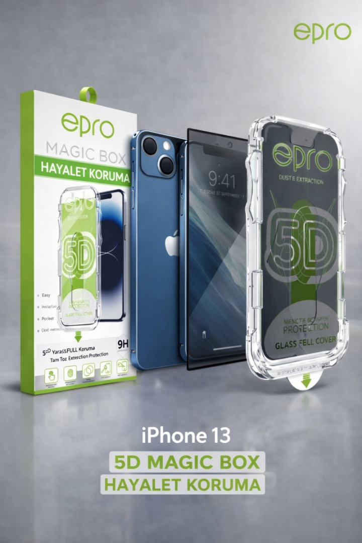 İphone 13 Epro Magic Box Hayalet 5d Ekran Koruyucu
