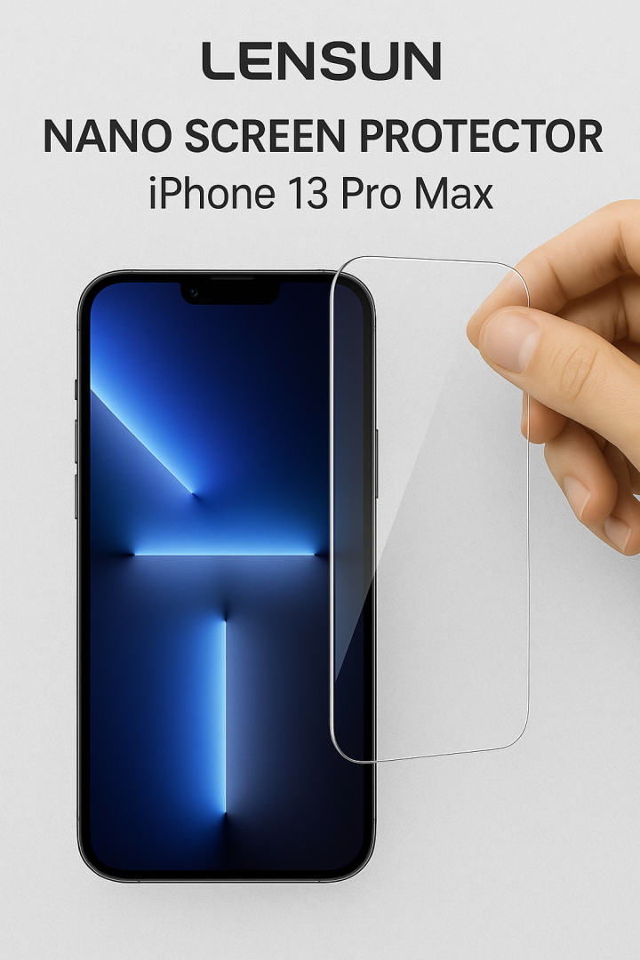 Apple Uyumlu iPhone 13 Pro Max Lensun Nano Ekran Kaplama