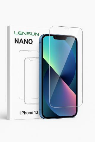 Apple Uyumlu iPhone 13 Lensun Nano Ekran Kaplama