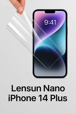 Apple Uyumlu iPhone 14 Plus Lensun Nano Ekran Kaplama